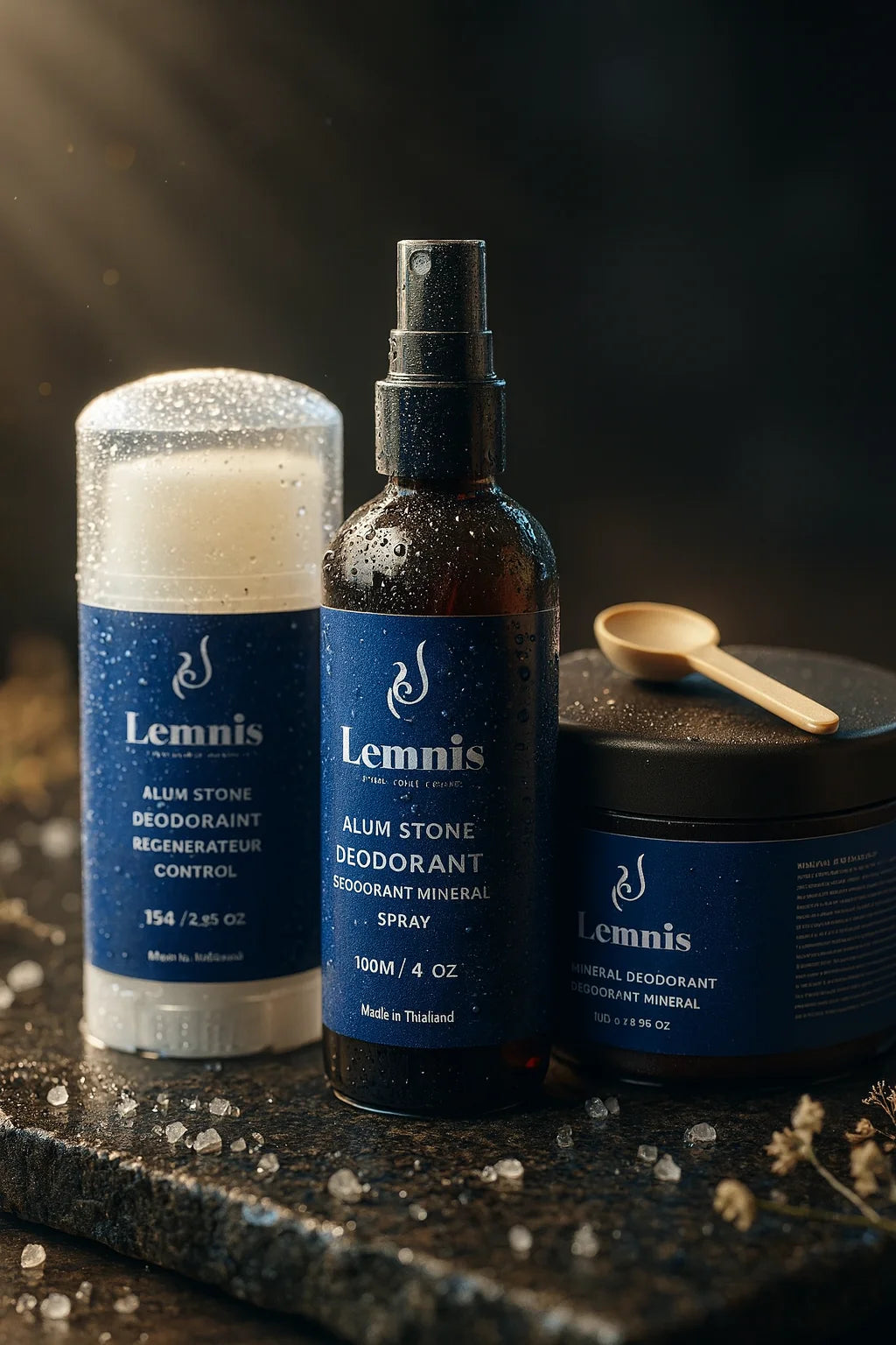 pack alun naturel stick spray poudre